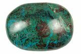 Polished Chrysocolla and Malachite Stone - Peru #250337-1